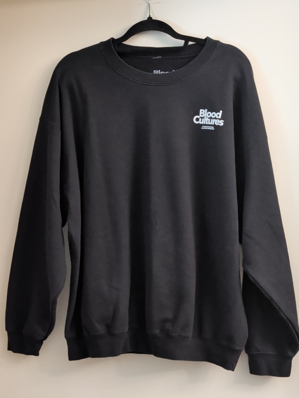 Blood Cultures Men's Black Crewneck Sweatshirt